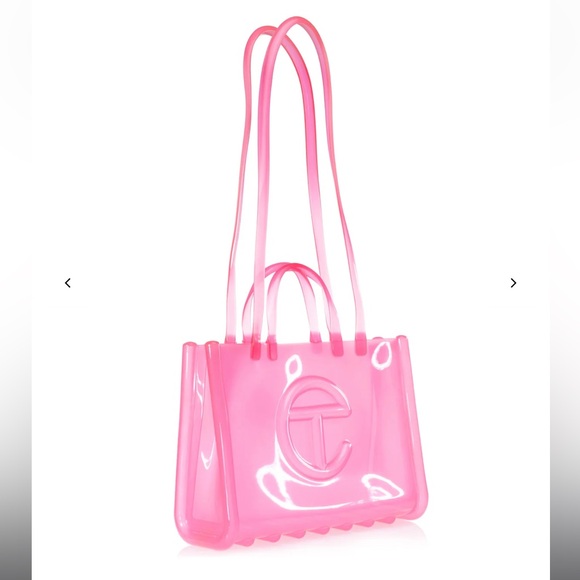 Melissa X TELFAR Large Jelly Shopper Pink - Picture 3 of 5